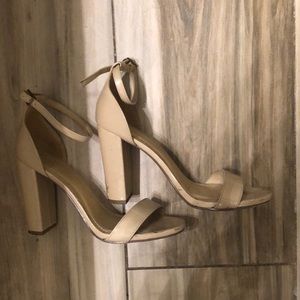 Tan Sandal with Block Heel